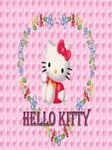 pic for Hello Kitty Flowers Heart